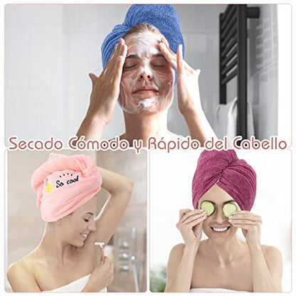Toalla Microfibra Set 2 para el Cabello