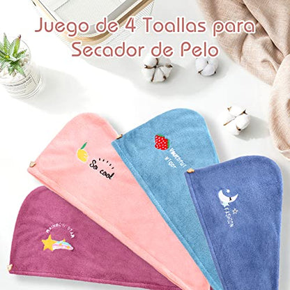 Toalla Microfibra Set 2 para el Cabello