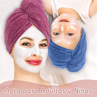 Toalla Microfibra Set 2 para el Cabello