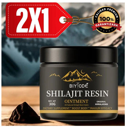 Resina orgánica pura del Himalaya SHILAJIT 100g OFERTA 2x1 (total 200g)