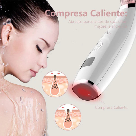 Limpiador de poros por succión – Eliminación de Impurezas Facial
